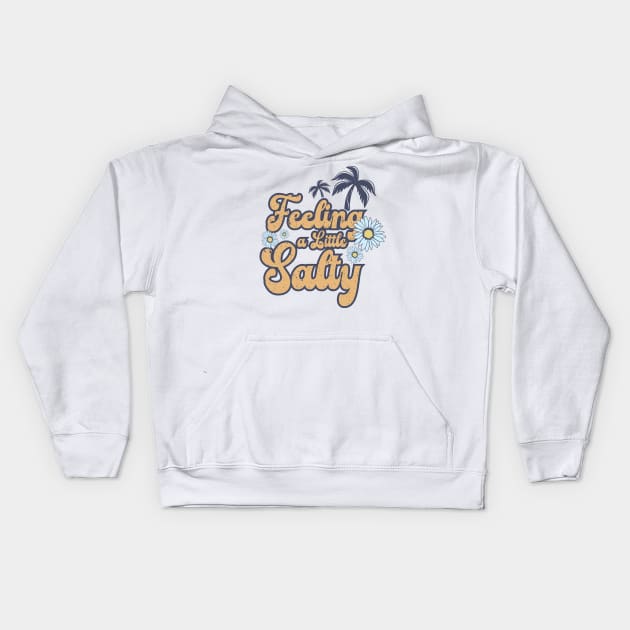 Salty Beach Kids Hoodie by Pantai Mutun